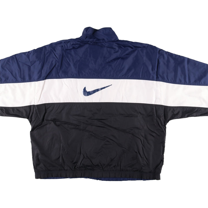 90'S Nike Nylon Jacket Men's XL Nylon navy blue type Vintage Second Hand