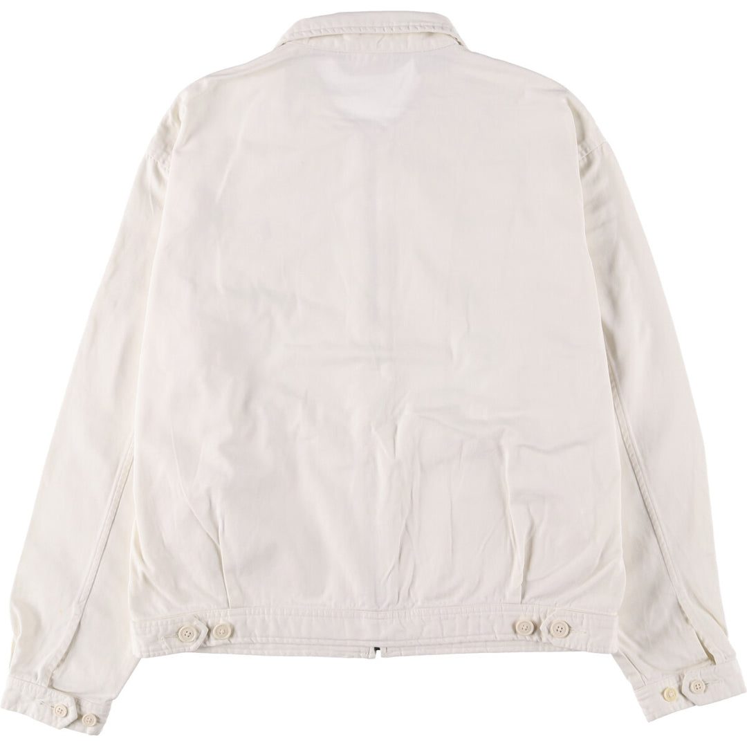 Ralph Lauren POLO by Ralph Lauren Swing Top Sports Jacket Men's L size cotton pale white type Vintage Second Hand