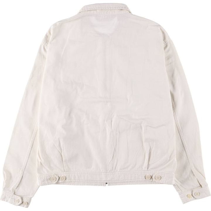 Ralph Lauren POLO by Ralph Lauren Swing Top Sports Jacket Men's L size cotton pale white type Vintage Second Hand