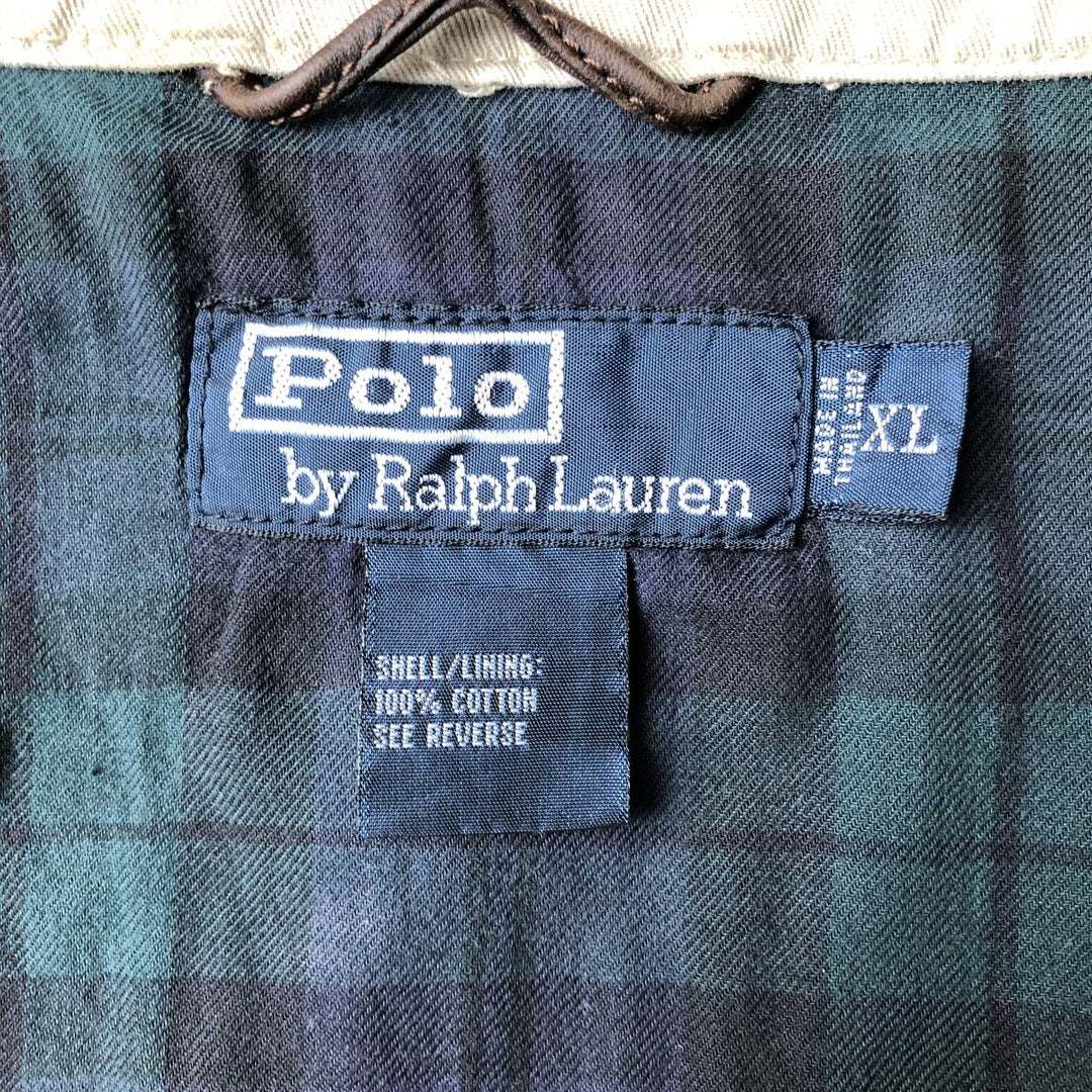 Ralph Lauren POLO by Ralph Lauren Swing Top Sports Jacket Men's XL cotton Beige type Vintage Second Hand