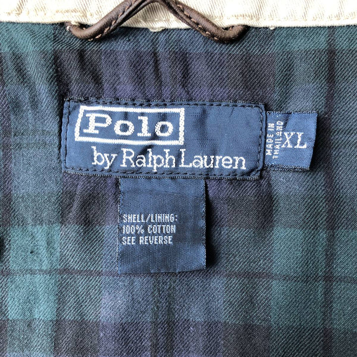 Ralph Lauren POLO by Ralph Lauren Swing Top Sports Jacket Men's XL cotton Beige type Vintage Second Hand