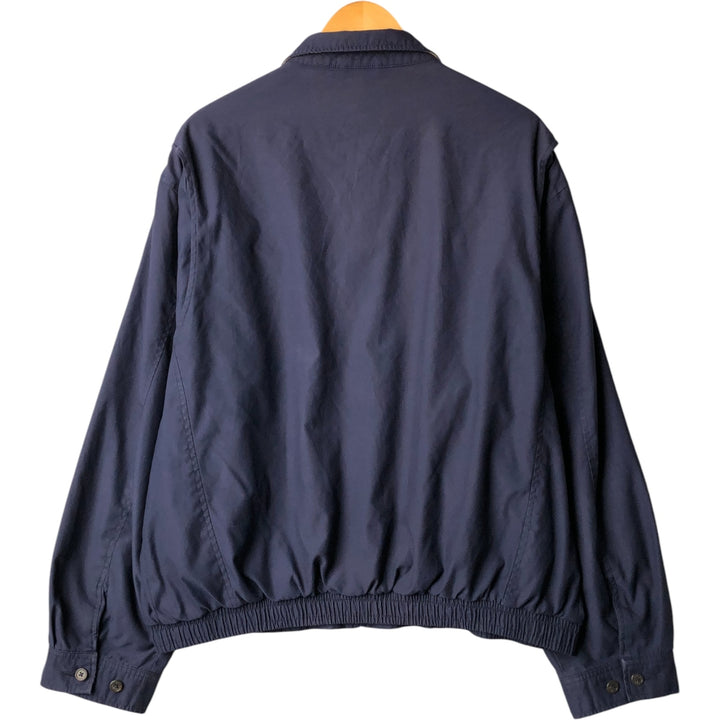 Ralph Lauren POLO by Ralph Lauren Swing Top Sports Jacket Men's XL polyester navy blue type Vintage Second Hand