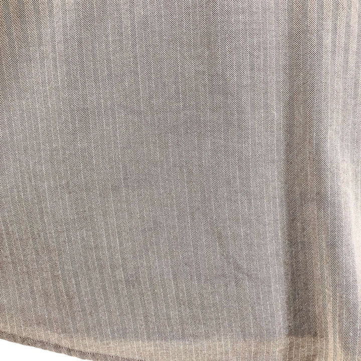 Harley-Davidson Hidden Button-Down Herringbone Long Sleeve Work Shirt, Men's Size XL cotton brown type Vintage Second Hand