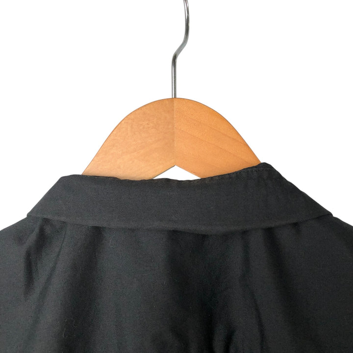 Cafe Luna Short Sleeve Open Collar Mexican Shirt, Cuban Shirt, Box Shirt, Men's Size XL cotton black type Vintage Second Hand
