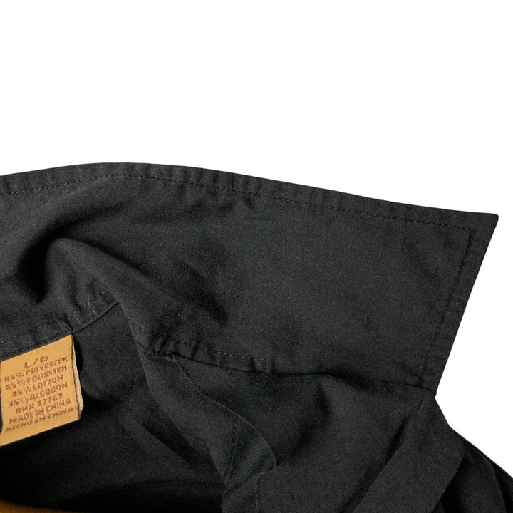 the Havanera Co. Short Sleeve Open Collar Mexican Shirt Cuban Shirt Box Shirt Men's Size L polyester black type Vintage Second Hand