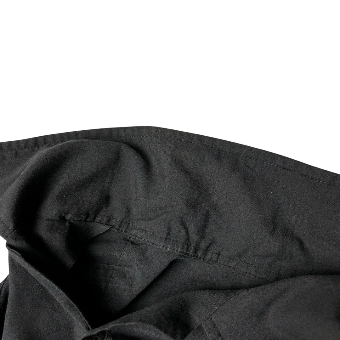 the Havanera Co. Short Sleeve Open Collar Mexican Shirt Cuban Shirt Box Shirt Men's Size L polyester black type Vintage Second Hand