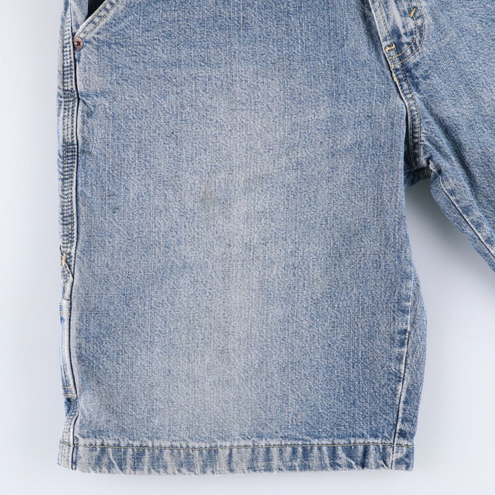 Levi's SIGNATURE Denim Painter Shorts, Men's, W34 equivalent cotton blue type Vintage Second Hand