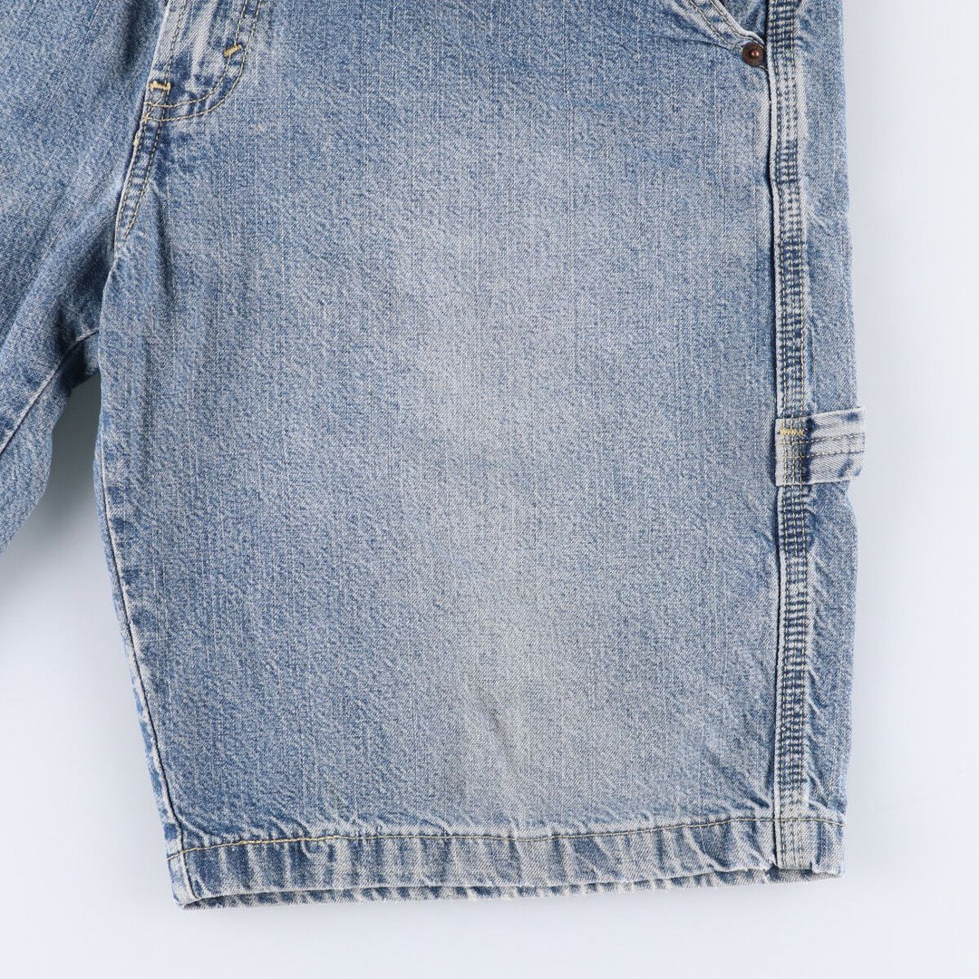 Levi's SIGNATURE Denim Painter Shorts, Men's, W34 equivalent cotton blue type Vintage Second Hand