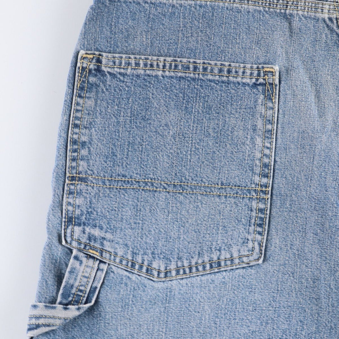 Levi's SIGNATURE Denim Painter Shorts, Men's, W34 equivalent cotton blue type Vintage Second Hand