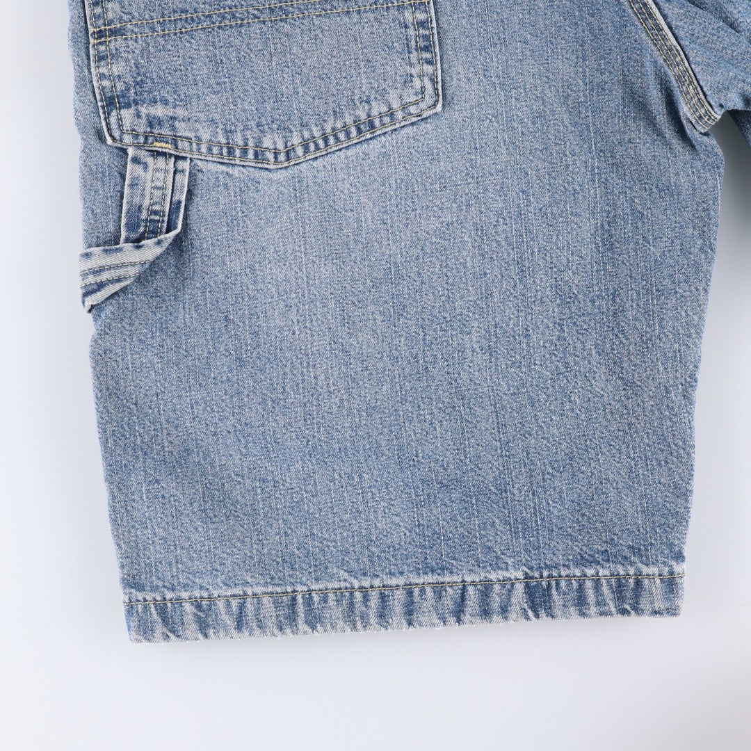 Levi's SIGNATURE Denim Painter Shorts, Men's, W34 equivalent cotton blue type Vintage Second Hand