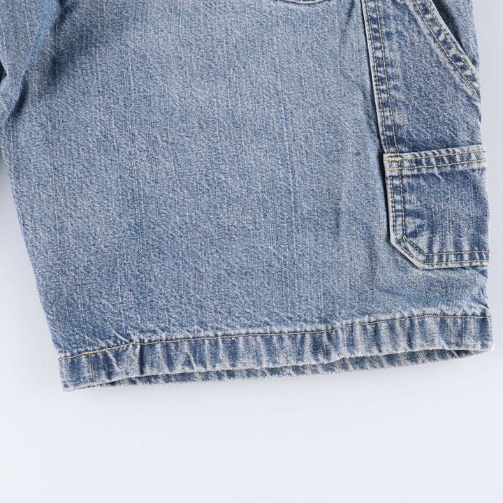 Levi's SIGNATURE Denim Painter Shorts, Men's, W34 equivalent cotton blue type Vintage Second Hand