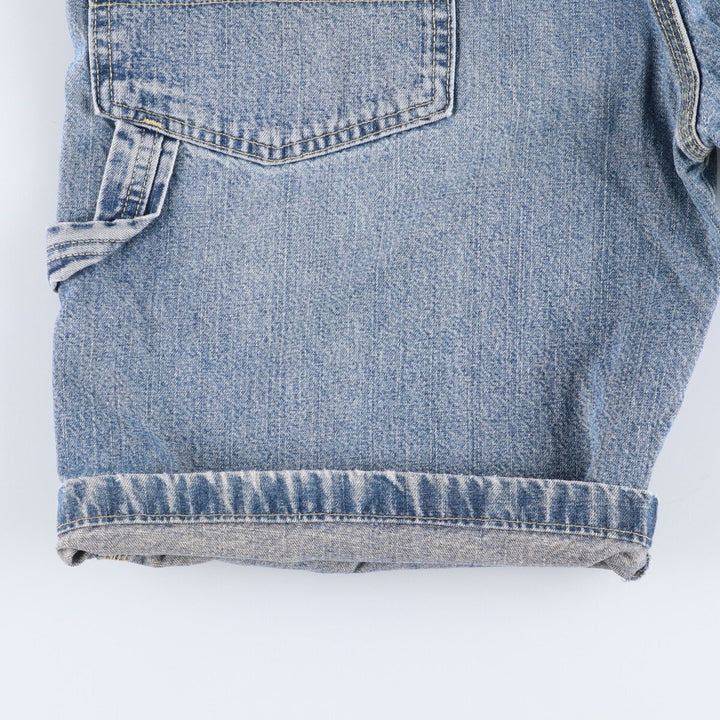 Levi's SIGNATURE Denim Painter Shorts, Men's, W34 equivalent cotton blue type Vintage Second Hand