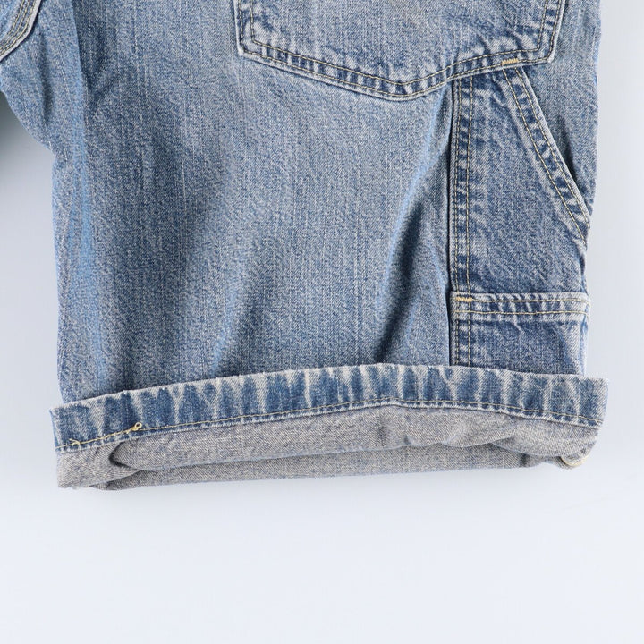 Levi's SIGNATURE Denim Painter Shorts, Men's, W34 equivalent cotton blue type Vintage Second Hand