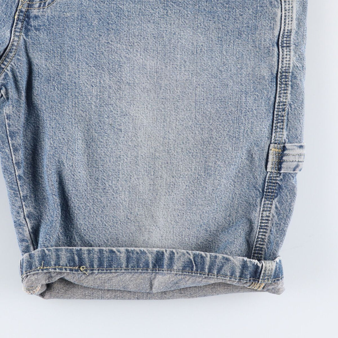 Levi's SIGNATURE Denim Painter Shorts, Men's, W34 equivalent cotton blue type Vintage Second Hand