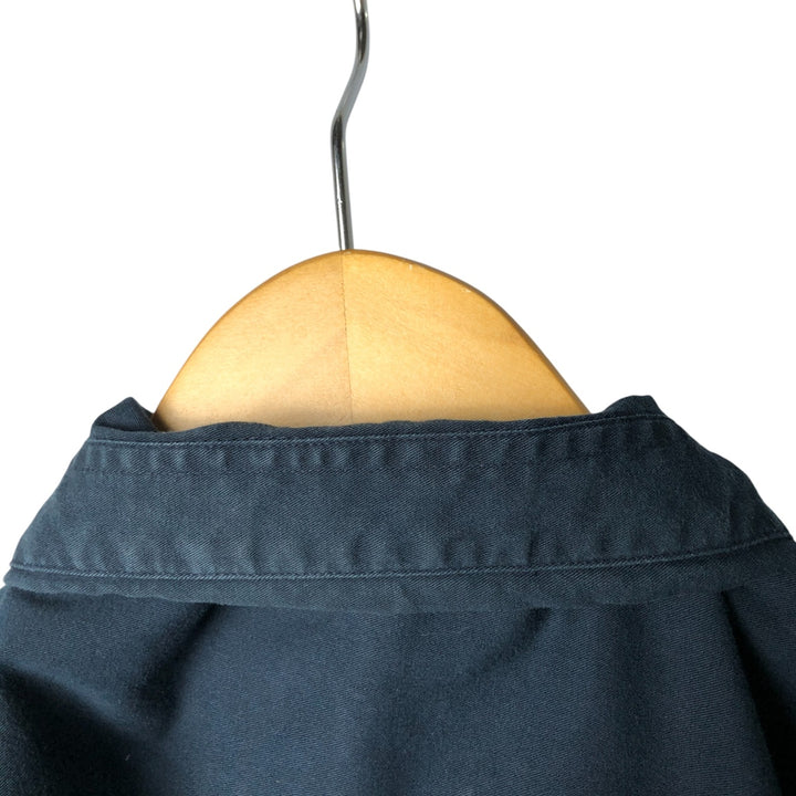 90'S Ralph Lauren CHAPS long sleeve button down shirt men's size L vintage cotton navy blue type Vintage Second Hand