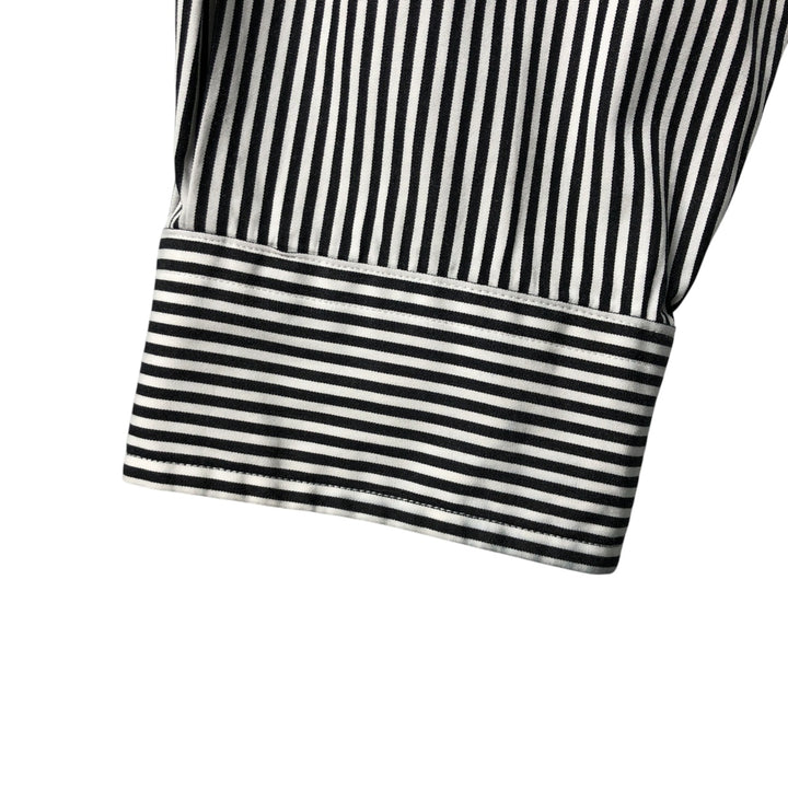 Ralph Lauren CUSTOM FIT long sleeve button down striped shirt men's XL size cotton white type Vintage Second Hand