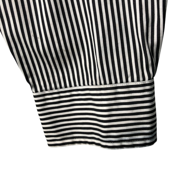 Ralph Lauren CUSTOM FIT long sleeve button down striped shirt men's XL size cotton white type Vintage Second Hand