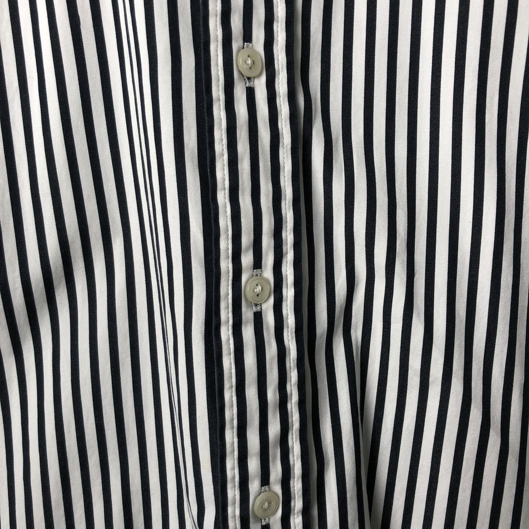 Ralph Lauren Classic Fit Long Sleeve Button Down Striped Shirt Men's XXL cotton white type Vintage Second Hand