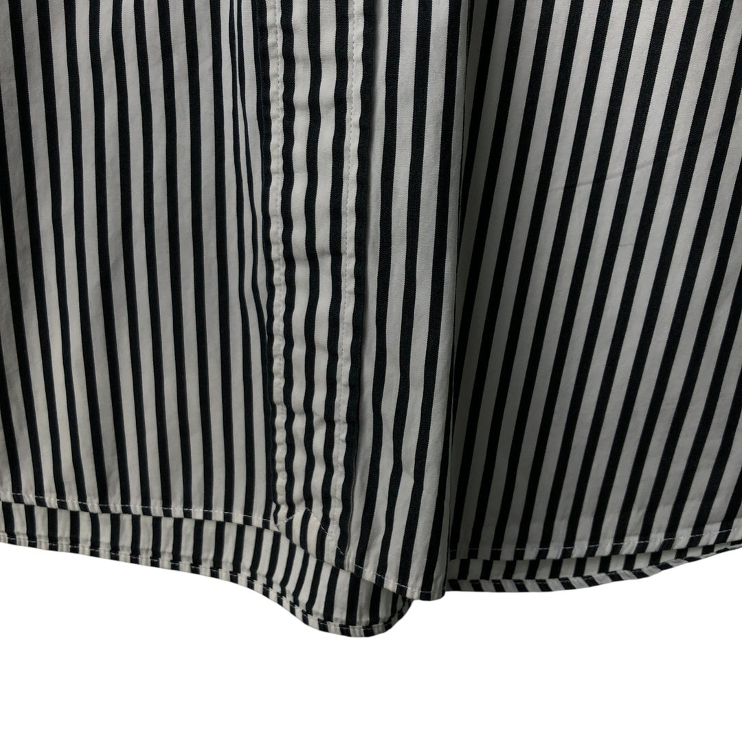 Ralph Lauren Classic Fit Long Sleeve Button Down Striped Shirt Men's XXL cotton white type Vintage Second Hand