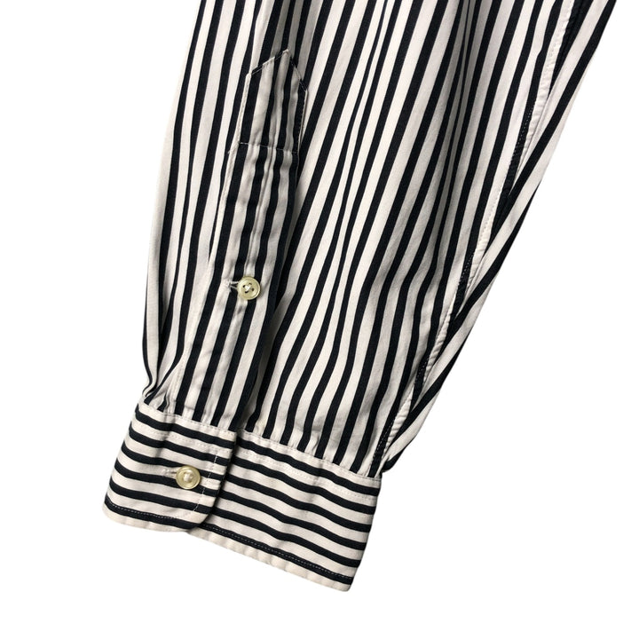 Ralph Lauren Classic Fit Long Sleeve Button Down Striped Shirt Men's XXL cotton white type Vintage Second Hand