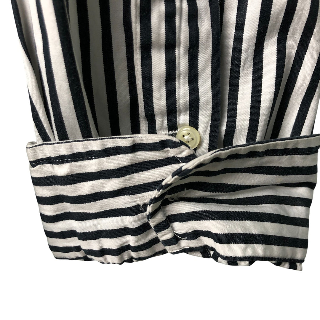 Ralph Lauren Classic Fit Long Sleeve Button Down Striped Shirt Men's XXL cotton white type Vintage Second Hand