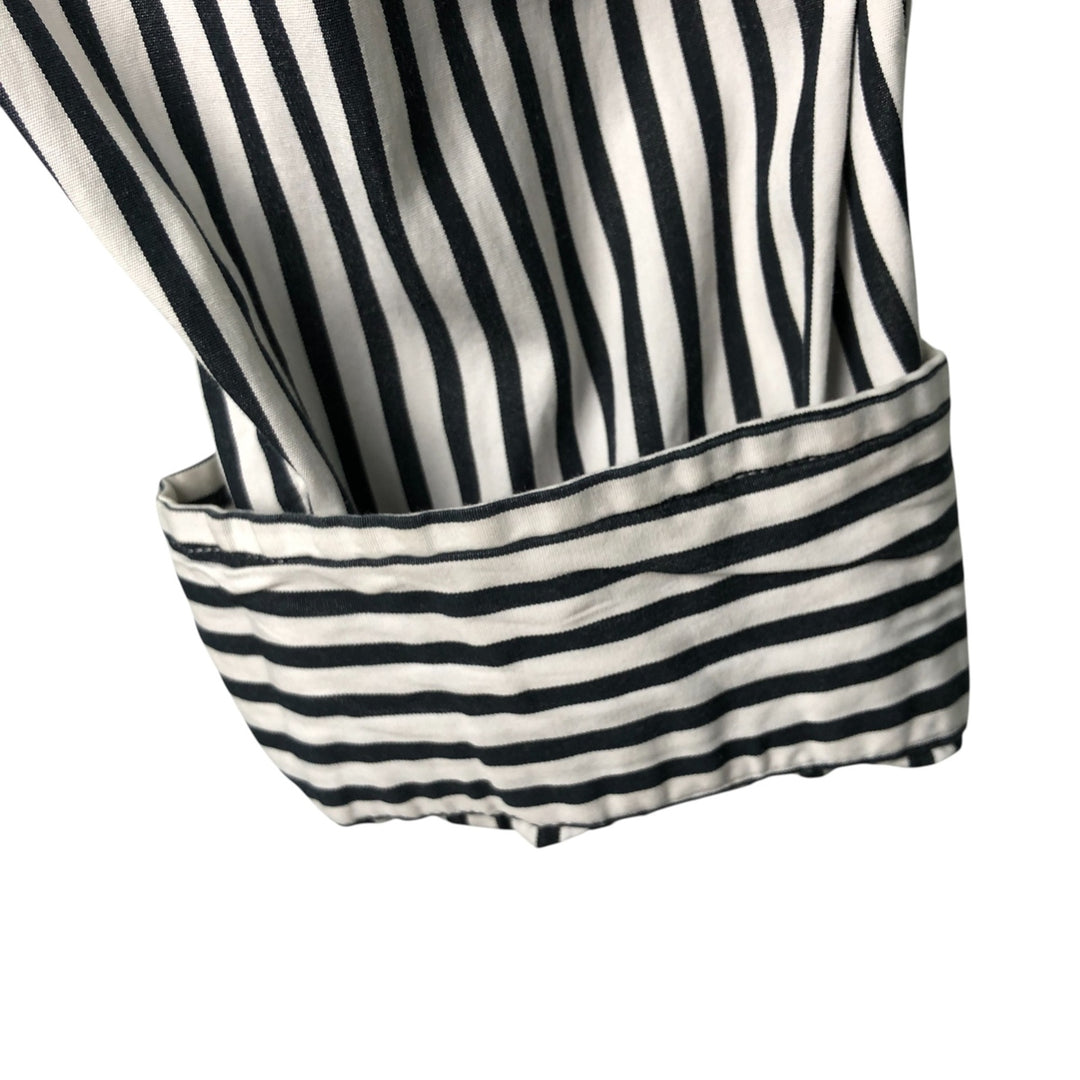 Ralph Lauren Classic Fit Long Sleeve Button Down Striped Shirt Men's XXL cotton white type Vintage Second Hand