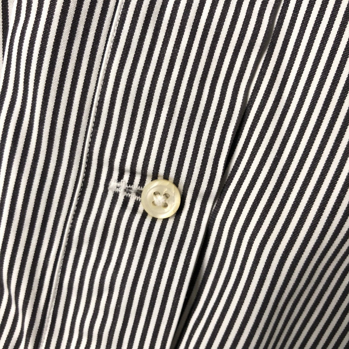 Ralph Lauren Classic Fit Long Sleeve Button Down Striped Shirt, Men's Size L cotton white type Vintage Second Hand