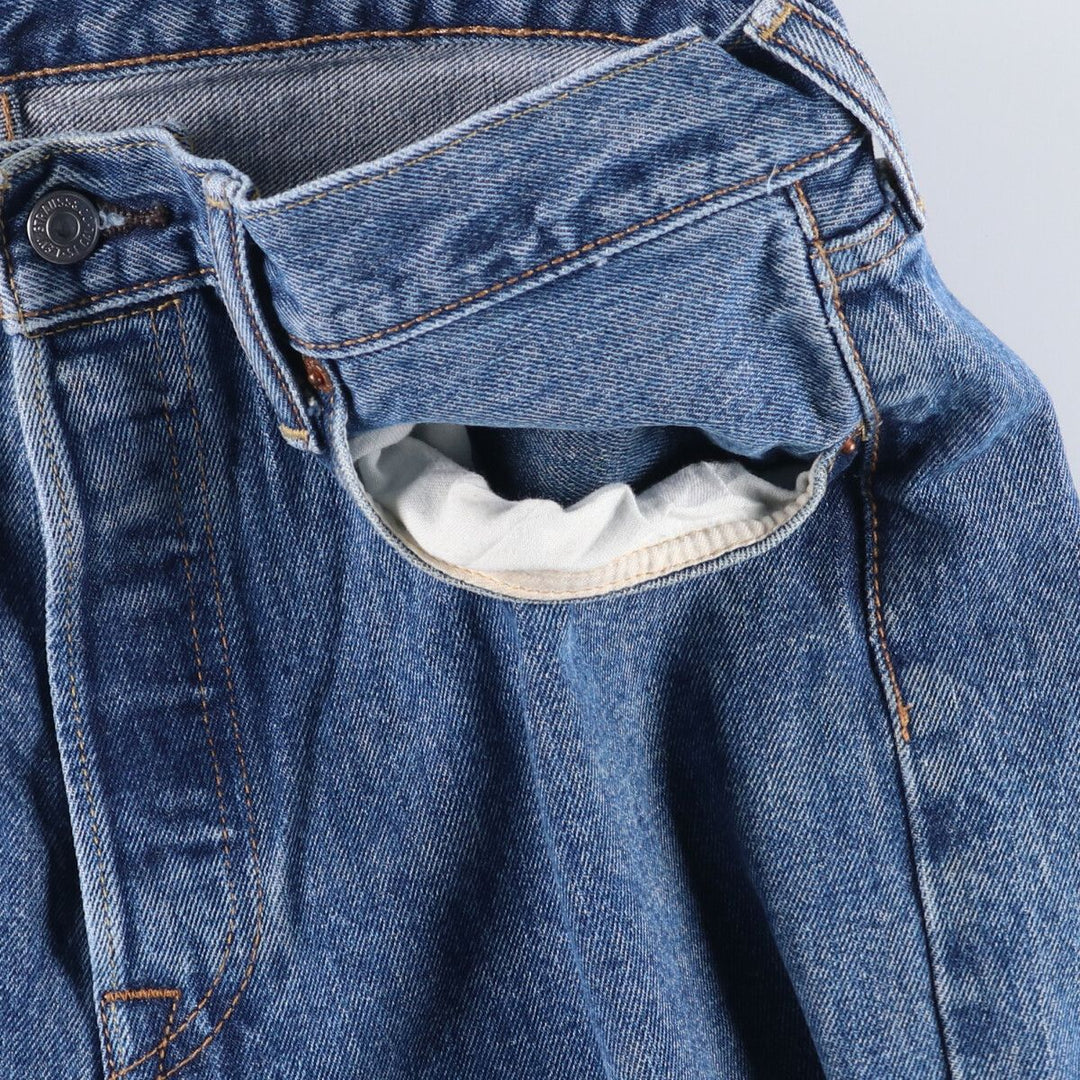 Levi's 501 straight denim pants for men, size W36 cotton blue type Vintage Second Hand