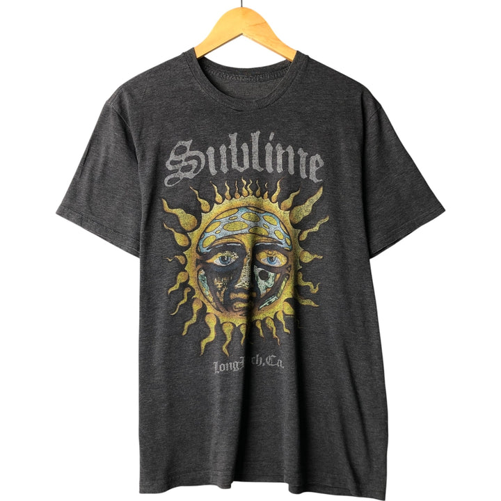 SUBLIME Band T-shirt, Men's M size unclear Charcoal Vintage Second Hand
