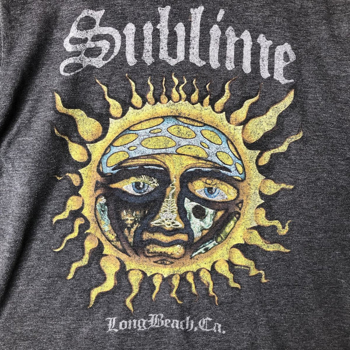 SUBLIME Band T-shirt, Men's M size unclear Charcoal Vintage Second Hand