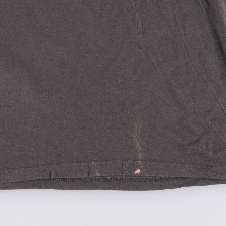 00's THE BEATLES Band T-shirt, Band T, Men's XL size cotton Charcoal Vintage Second Hand