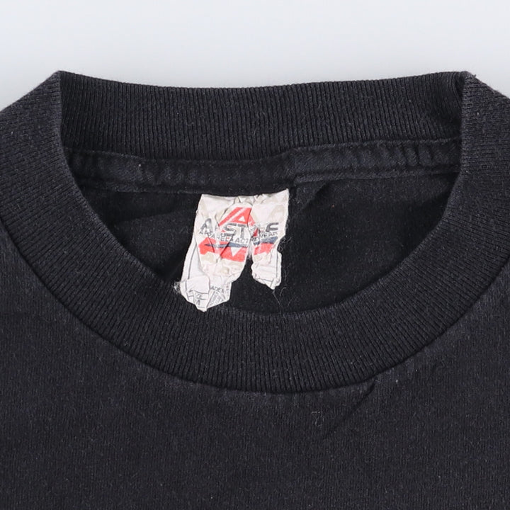 ALSTYLE THE BEATLES Band T-shirt, Men's M size cotton black type Vintage Second Hand