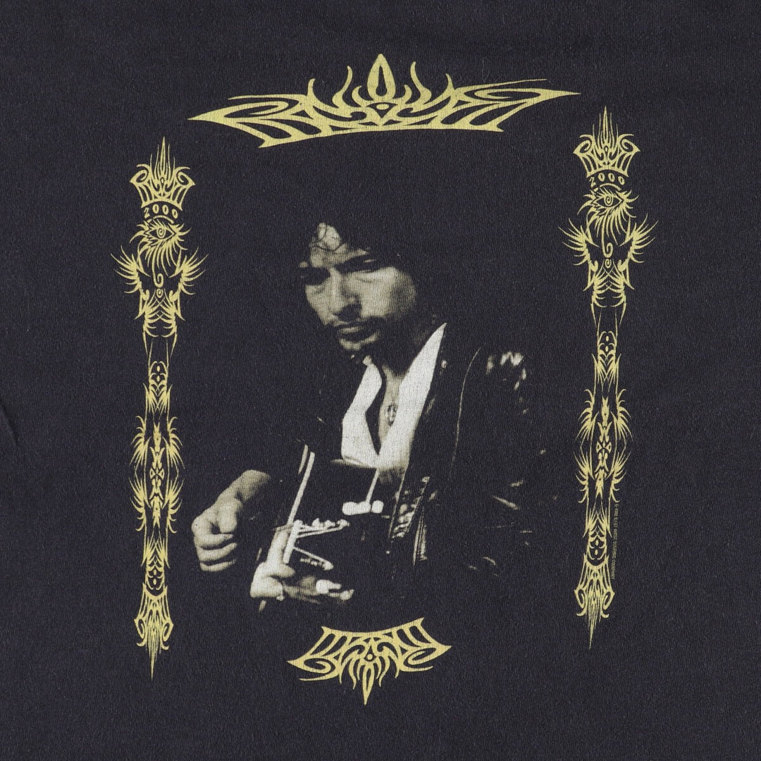 90'S All Sports ALL SPORT BOB DYLAN Bob Dylan Band T-shirt Band Tee Men's L size Vintage cotton black type Vintage Second Hand