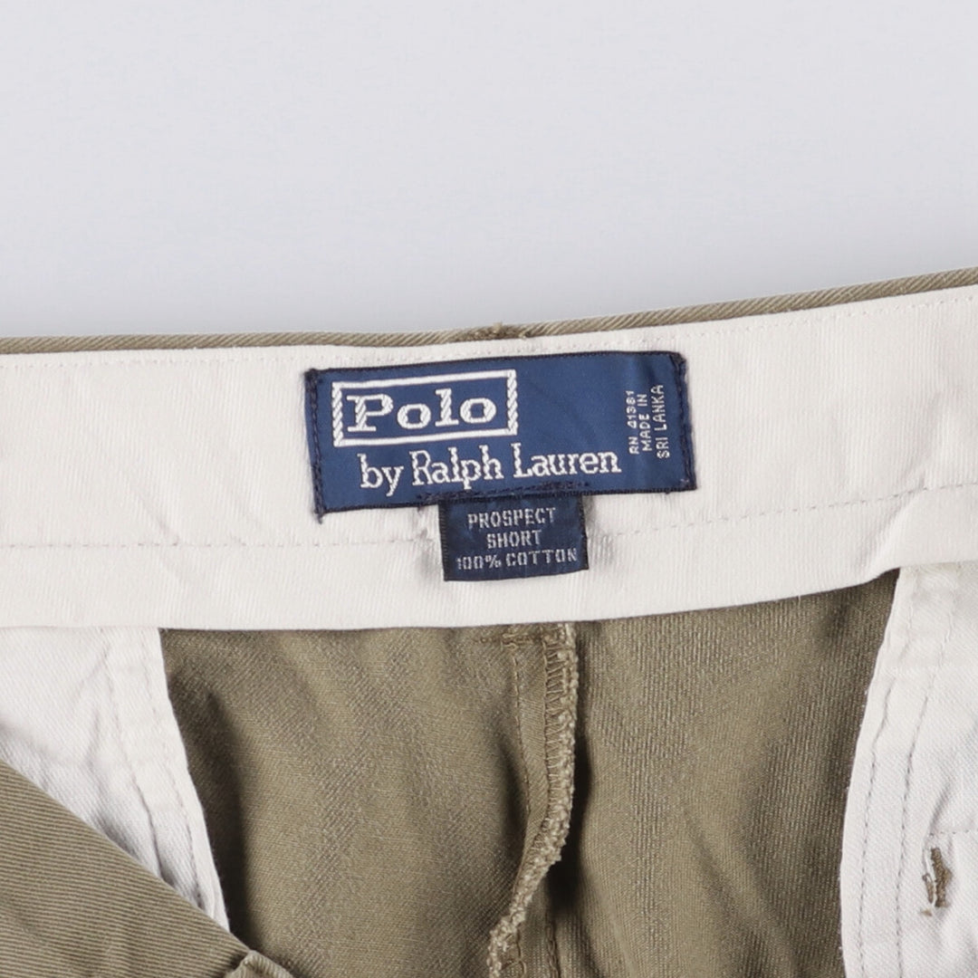 Ralph Lauren POLO by Ralph Lauren PROSPECT SHORT Chino shorts Short pants Men's w35 equivalent cotton Khaki type Vintage Second Hand