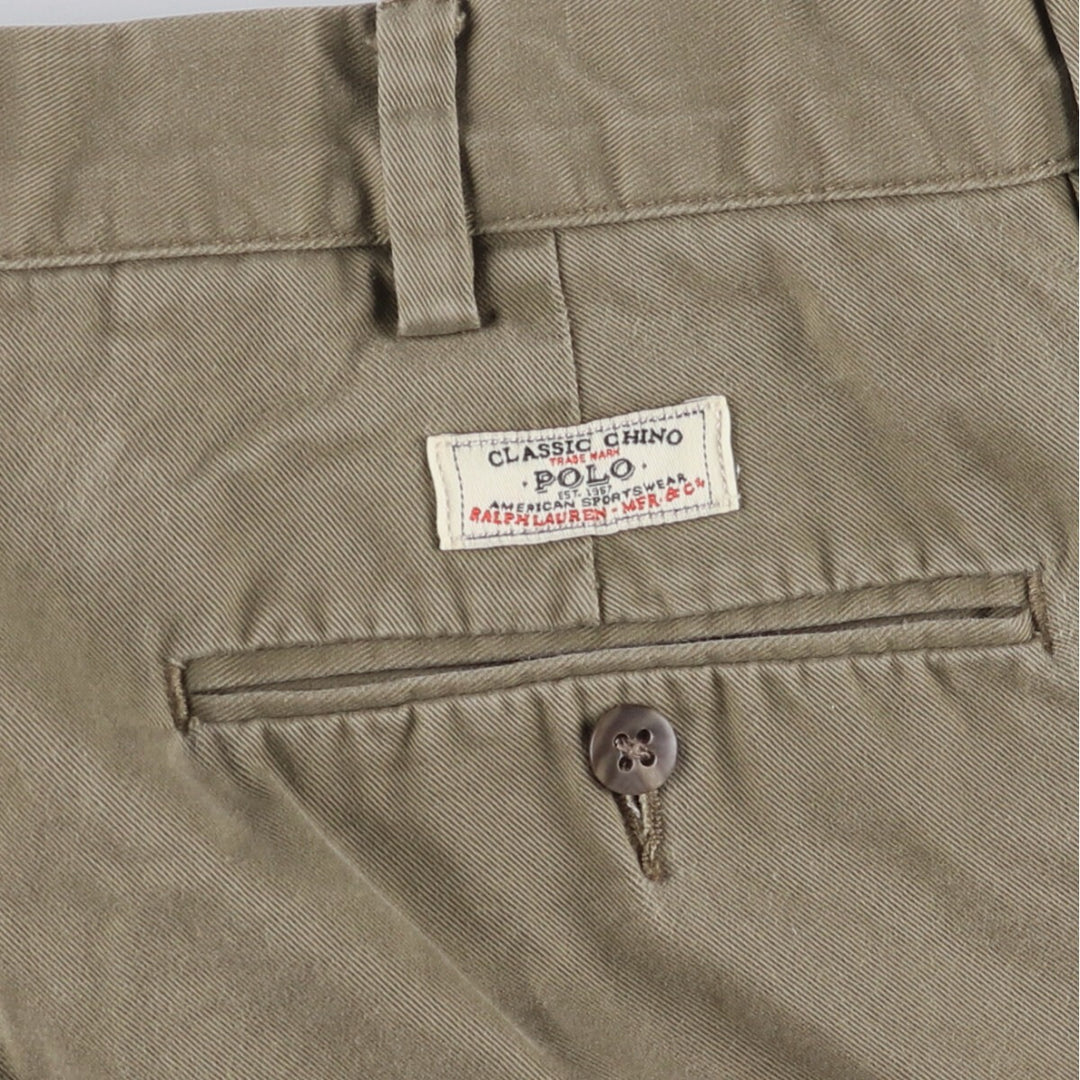 Ralph Lauren POLO by Ralph Lauren PROSPECT SHORT Chino shorts Short pants Men's w35 equivalent cotton Khaki type Vintage Second Hand