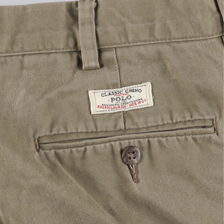 Ralph Lauren POLO by Ralph Lauren PROSPECT SHORT Chino shorts Short pants Men's w35 equivalent cotton Khaki type Vintage Second Hand