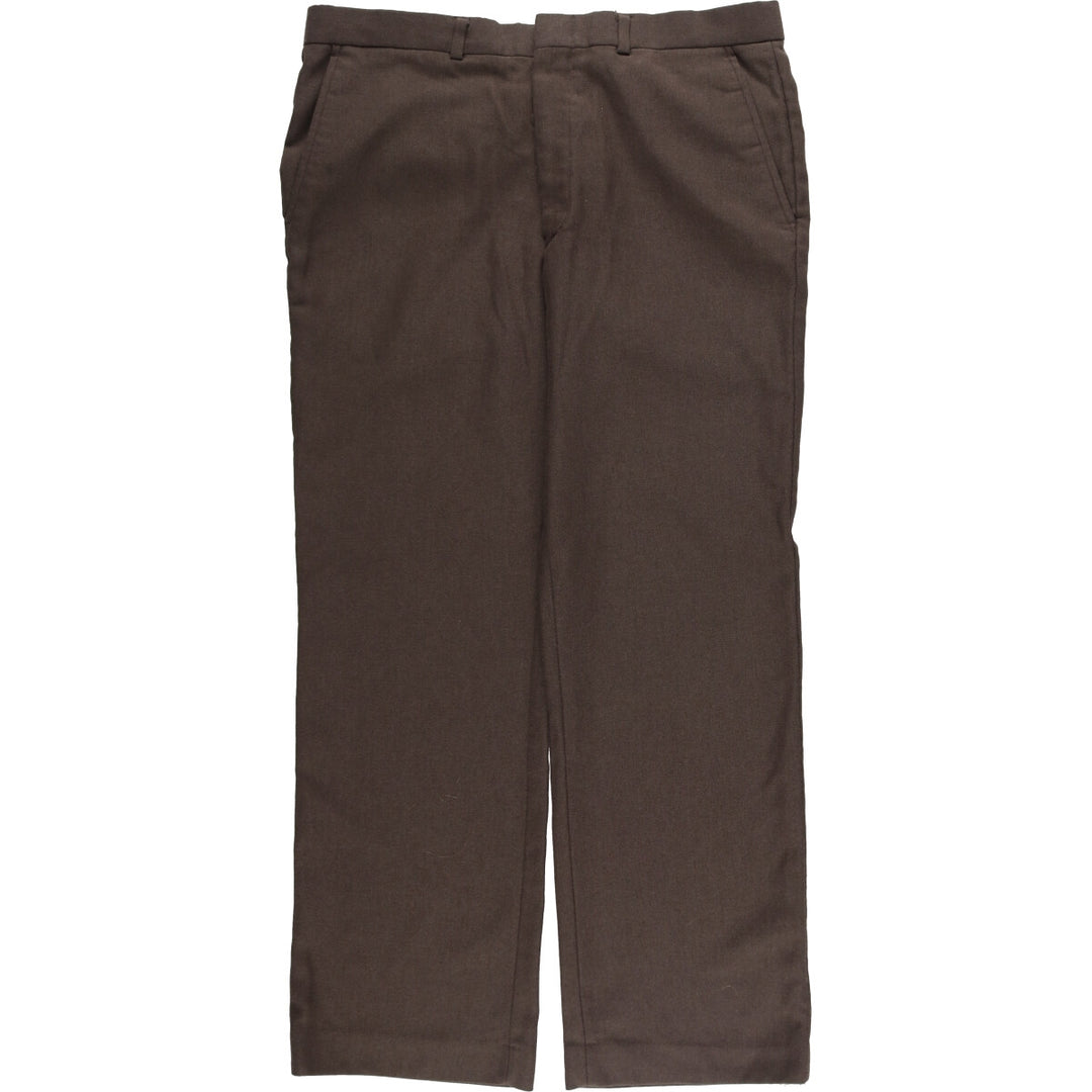~90'S Vintage slacks for men, size W36 unclear brown type Vintage Second Hand