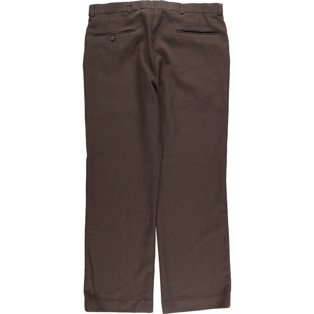 ~90'S Vintage slacks for men, size W36 unclear brown type Vintage Second Hand