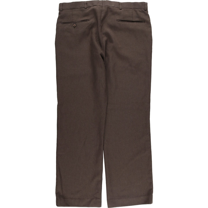 ~90'S Vintage slacks for men, size W36 unclear brown type Vintage Second Hand
