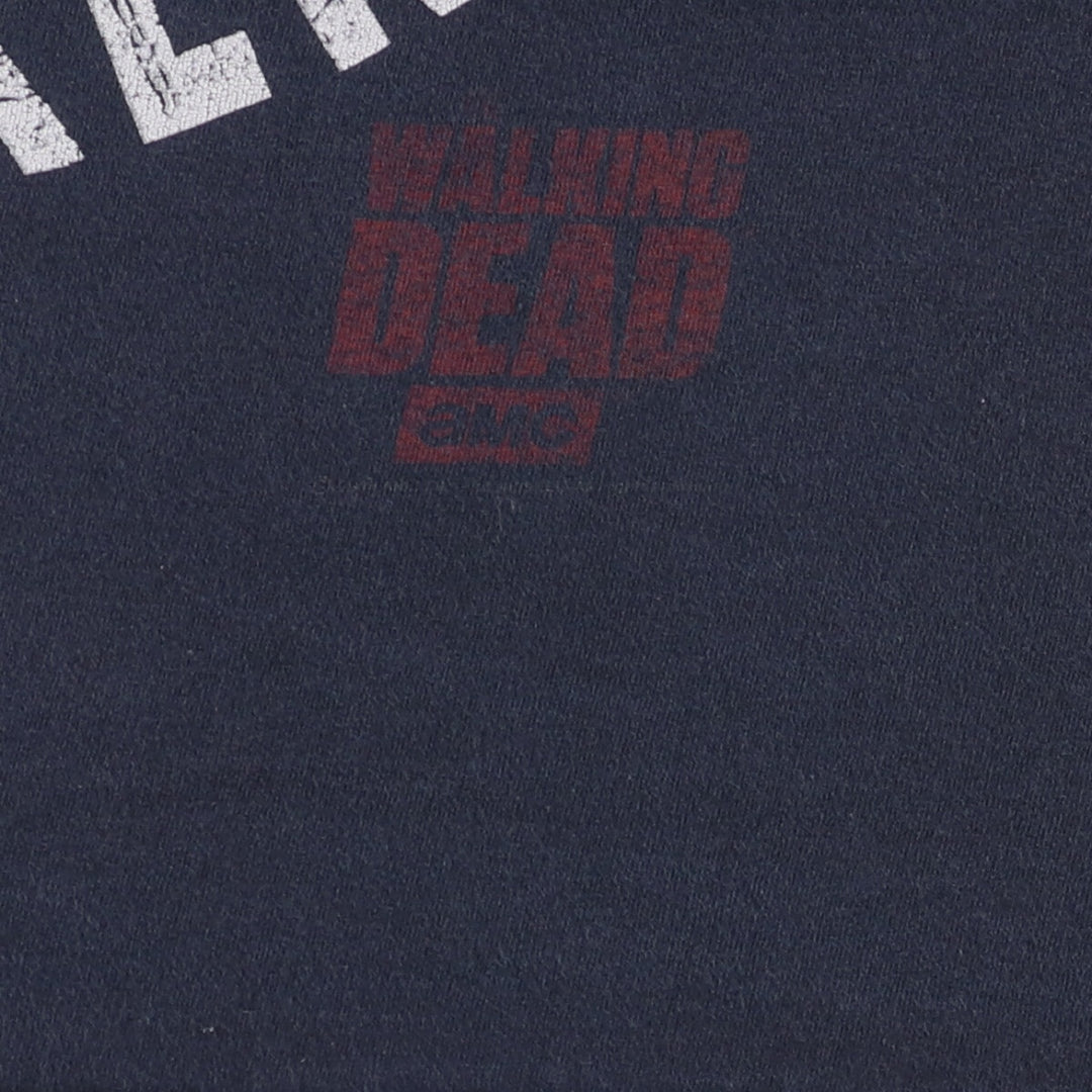 Jerzees THE WALKING DEAD Movie T-Shirt, Men's Size L cotton Charcoal Vintage Second Hand