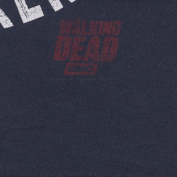 Jerzees THE WALKING DEAD Movie T-Shirt, Men's Size L cotton Charcoal Vintage Second Hand