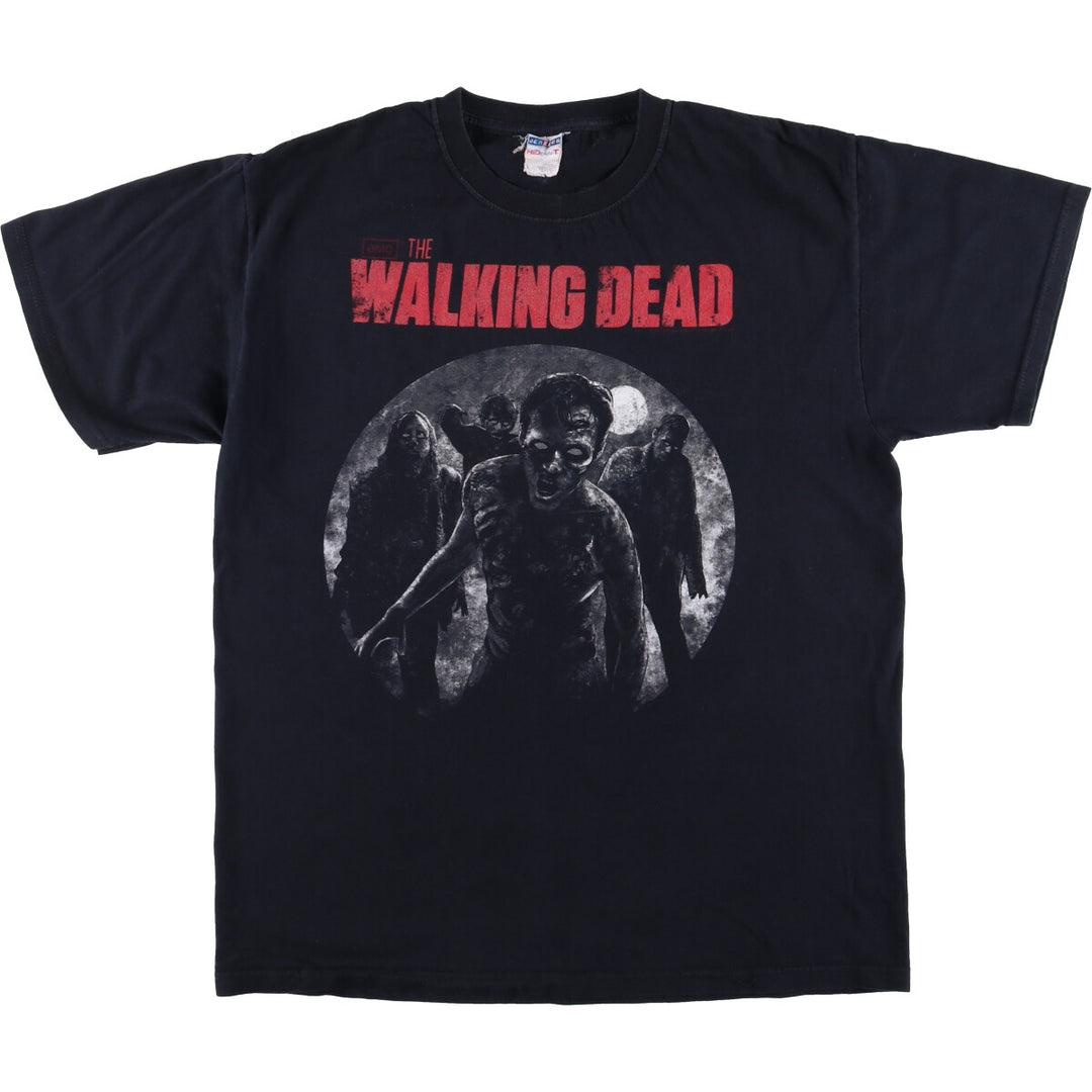 Jerzees THE WALKING DEAD Movie T-Shirt, Men's Size L cotton black type Vintage Second Hand