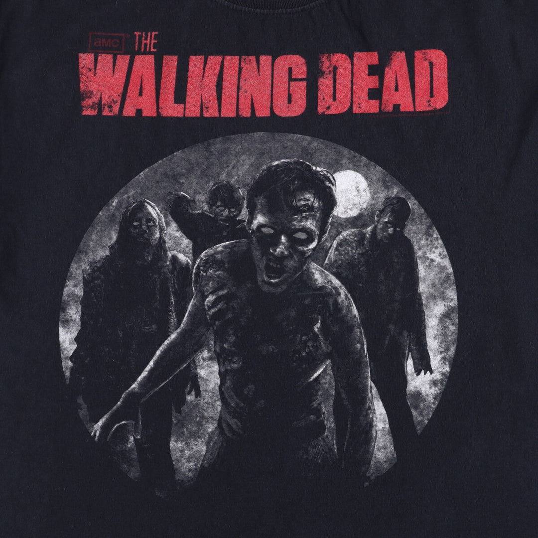 Jerzees THE WALKING DEAD Movie T-Shirt, Men's Size L cotton black type Vintage Second Hand
