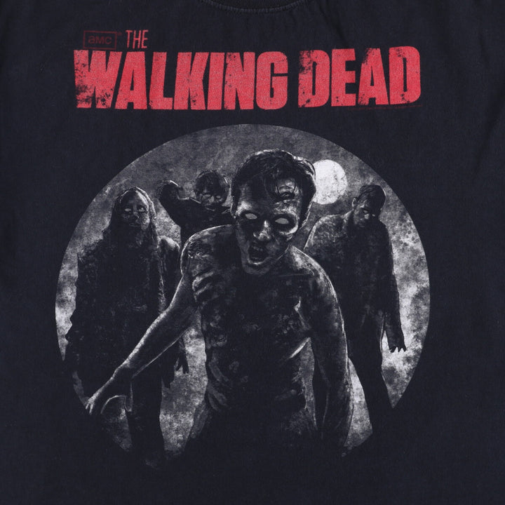 Jerzees THE WALKING DEAD Movie T-Shirt, Men's Size L cotton black type Vintage Second Hand