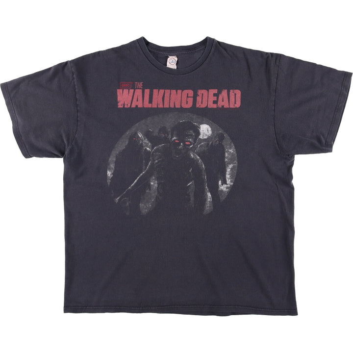 Delta DERTA PRO WEIGHT THE WALKING DEAD Movie T-Shirt, Men's XL cotton Charcoal Vintage Second Hand