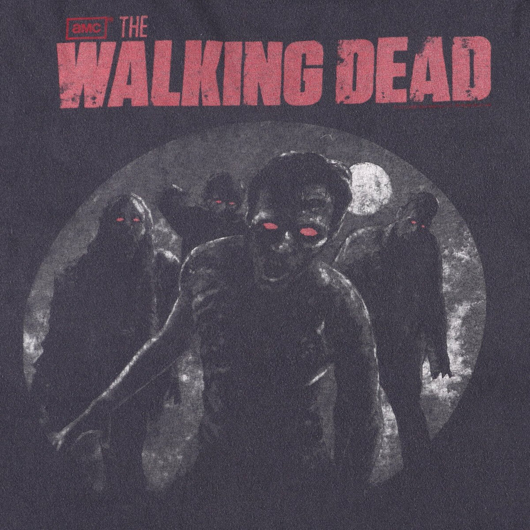 Delta DERTA PRO WEIGHT THE WALKING DEAD Movie T-Shirt, Men's XL cotton Charcoal Vintage Second Hand