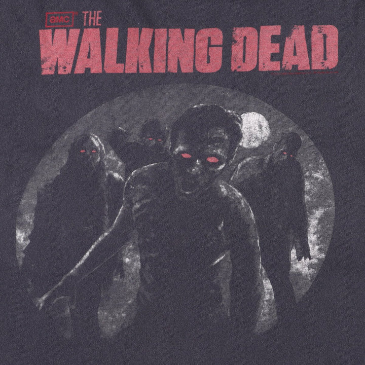 Delta DERTA PRO WEIGHT THE WALKING DEAD Movie T-Shirt, Men's XL cotton Charcoal Vintage Second Hand