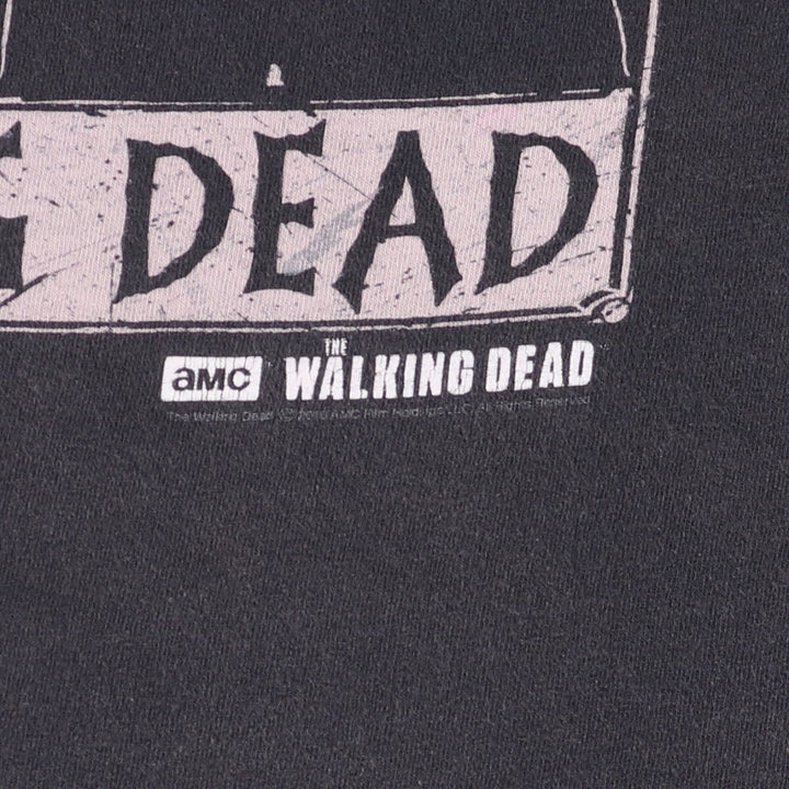 ALSTYLE THE WALKING DEAD Movie T-Shirt, Men's XXL cotton Charcoal Vintage Second Hand