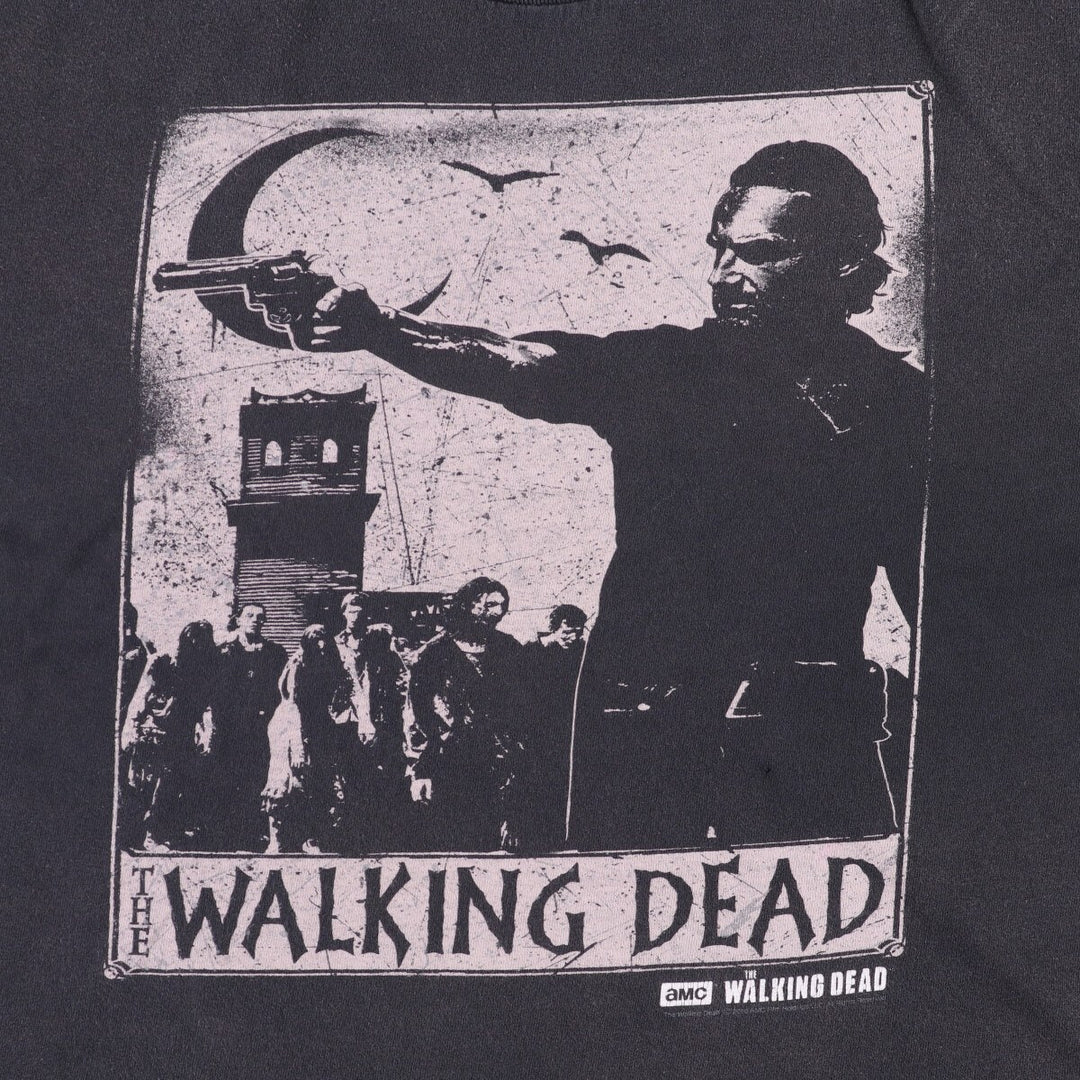 ALSTYLE THE WALKING DEAD Movie T-Shirt, Men's XXL cotton Charcoal Vintage Second Hand