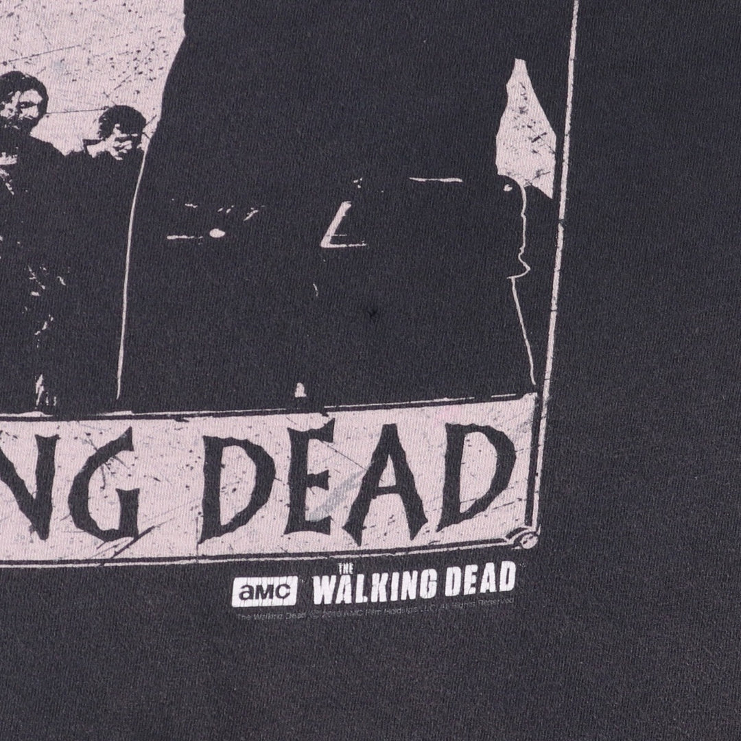 ALSTYLE THE WALKING DEAD Movie T-Shirt, Men's XXL cotton Charcoal Vintage Second Hand